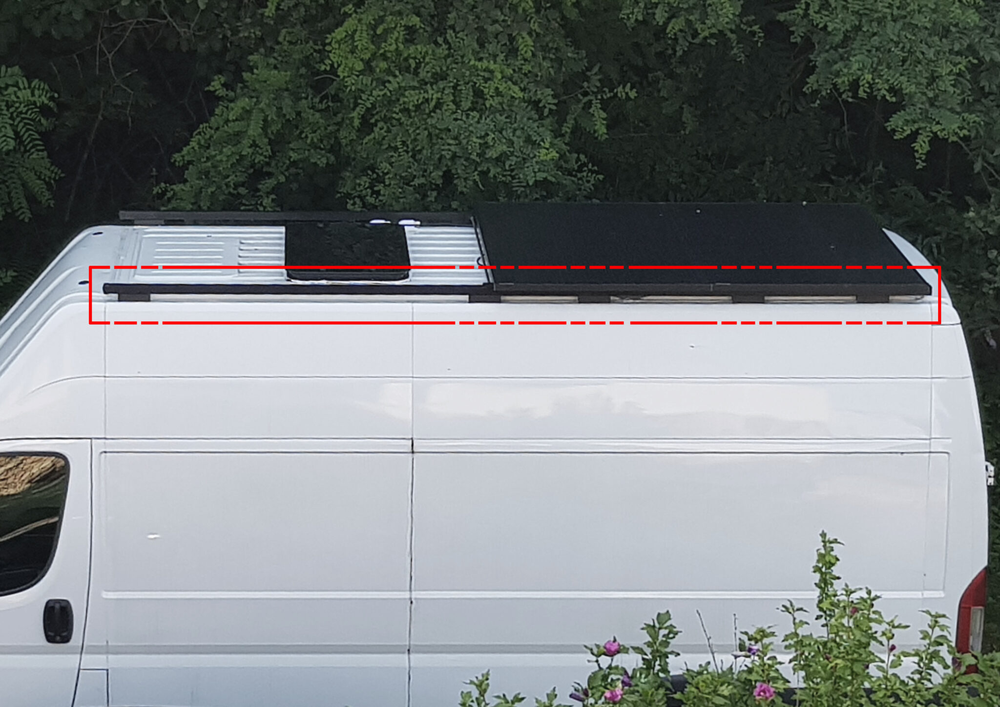 Low Profile Minimalist 80/20 Roof Rack Brackets Promaster Van